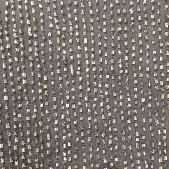 W118 By Walter Baker Dark Gray Beaded Sophia Shift Dress Womens Large Racerback‎ - Picture 13 of 14